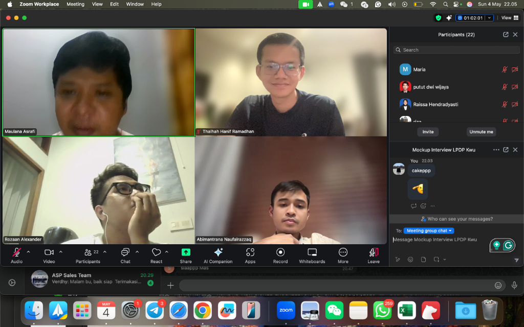 Zoom Mock Interview 3